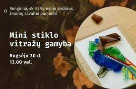 Nemokamas edukacinis užsiėmimas „Mini stiklo vitražų gamyba“