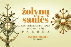 GIEDRAŽOLĖS PARODA „ŽOLYNŲ SAULĖS“