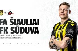 A lyga: FA "Šiauliai" - FK "Sūduva"