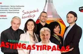 Svaiginanti komediją „PROFESORIAUS KLASTINGAS TIRPALAS“