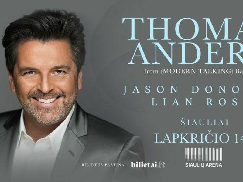 THOMAS ANDERS FROM MODERN TALKING I JASON DONAVAN I LIAN ROSS