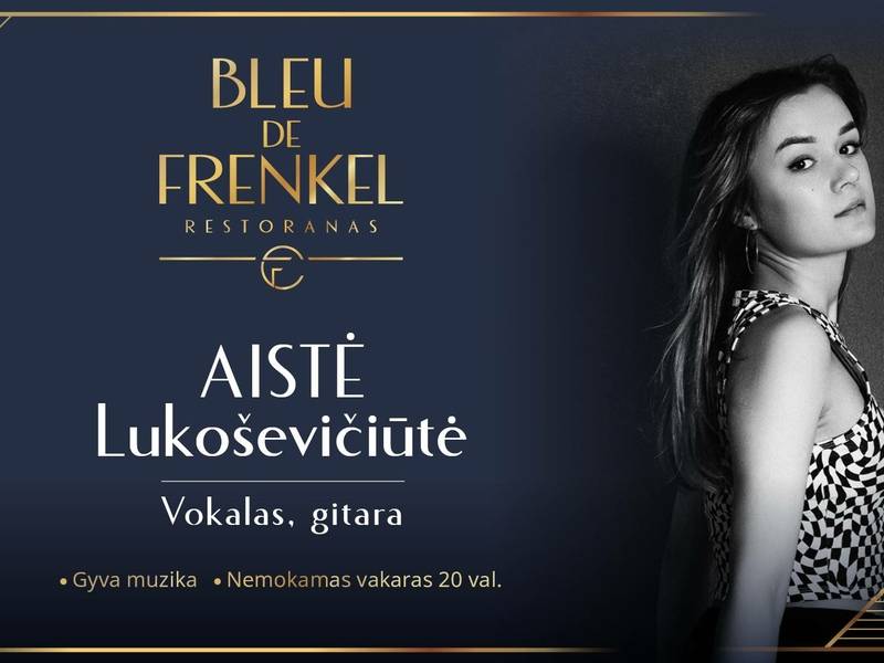 Ch.Frenkelio vilos parke gyvos muzikos vakaras su Aiste